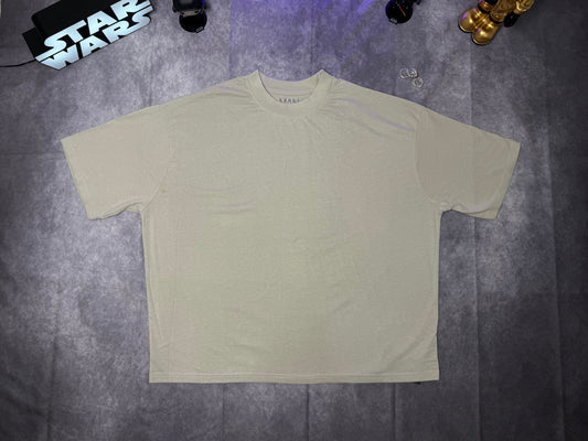 Basic Oversized Boxy Extended Neck T-shirt