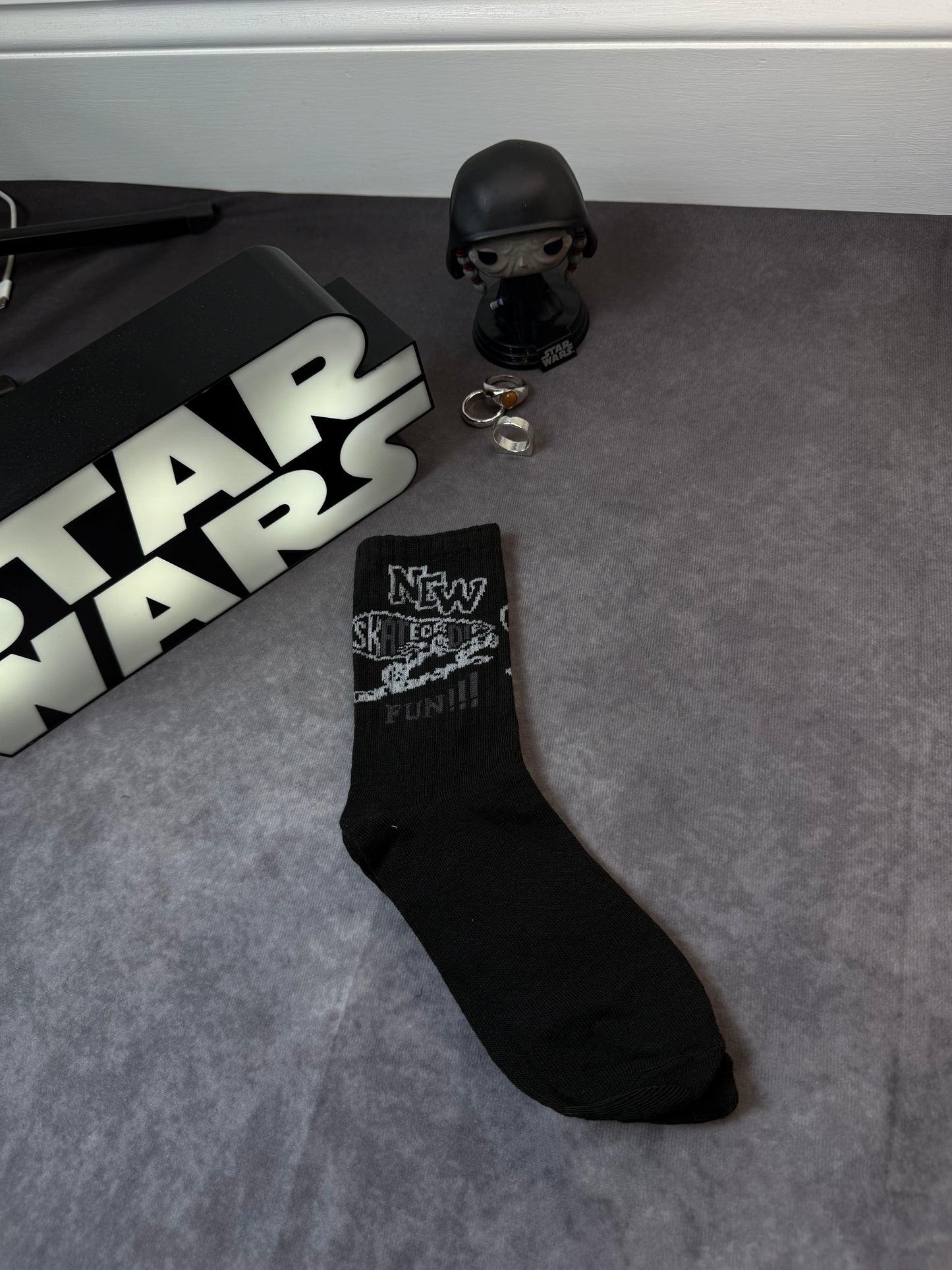 Men's Mid-calf Black Socks