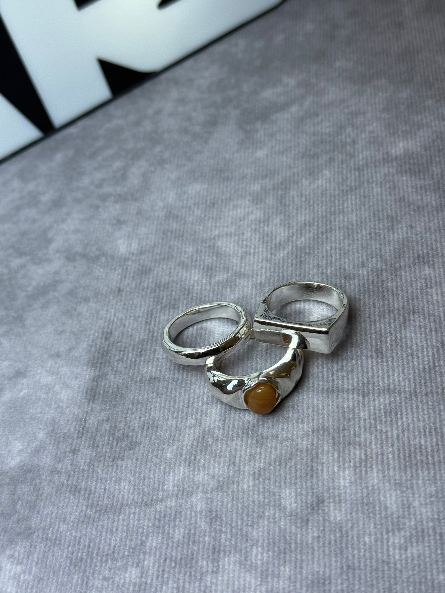 Silver Rings 3 Pack
