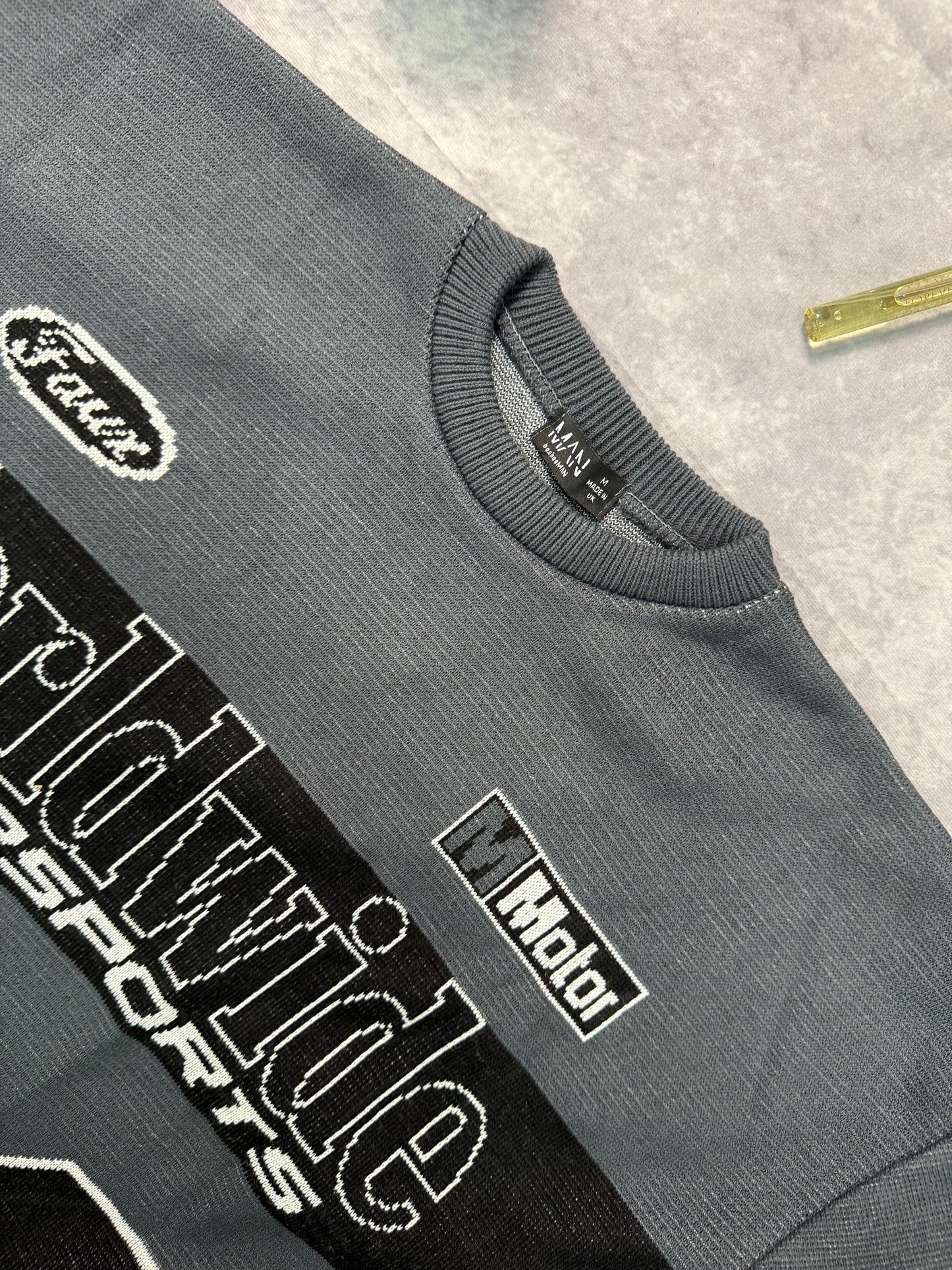 Oversized Moto 100 Knitted T-Shirt