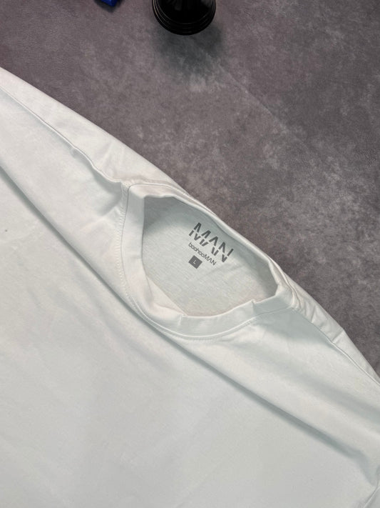 Basic Oversized Boxy Crew Neck T-shirt