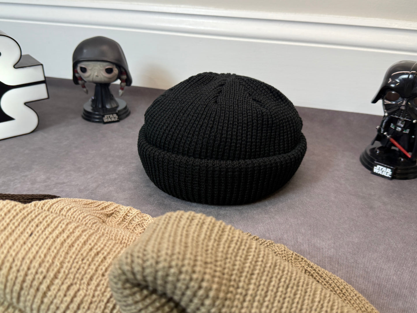 Men's Solid Color Beanie Hat