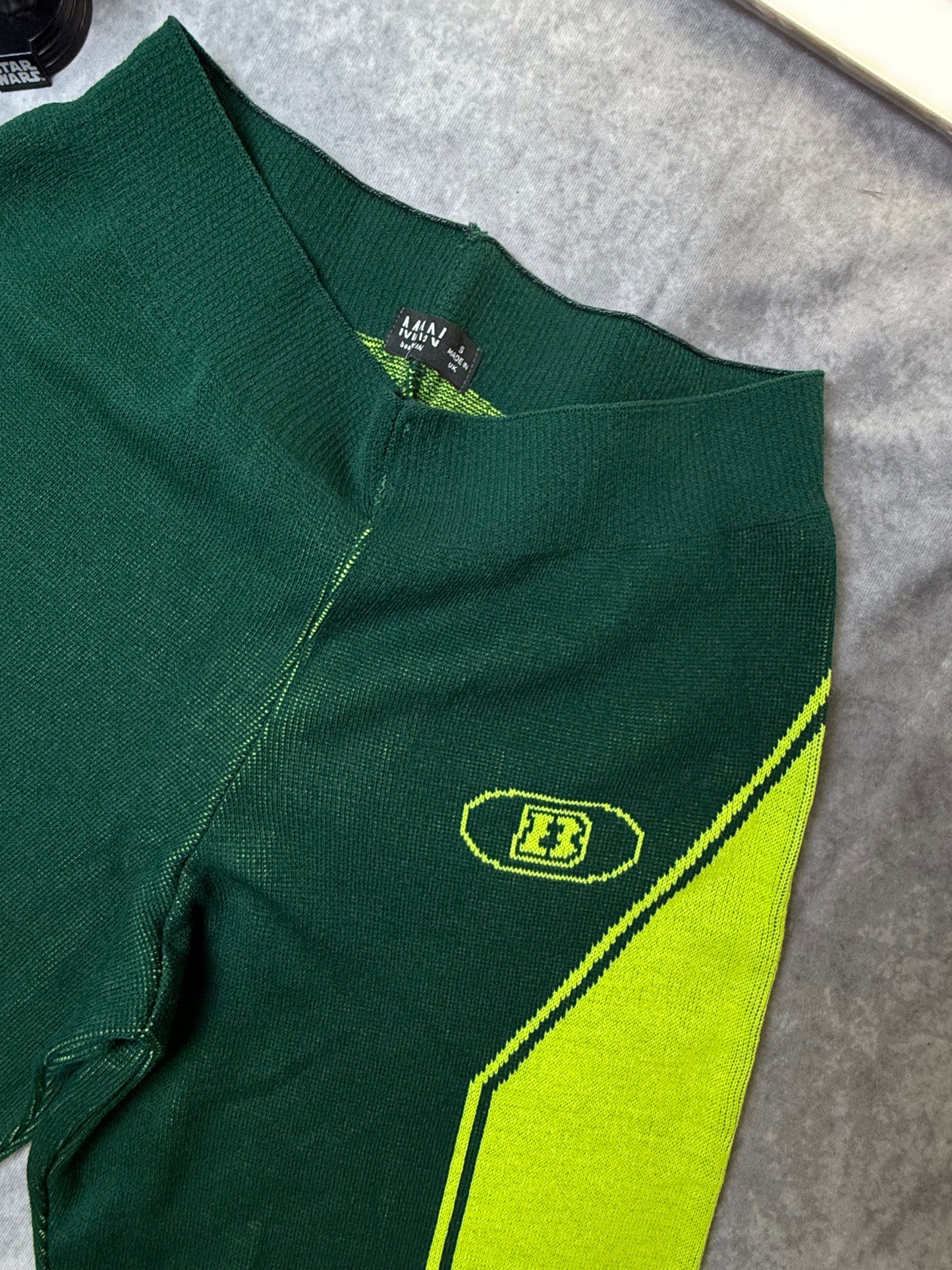 Wide Leg Moto Knitted Sweatpants