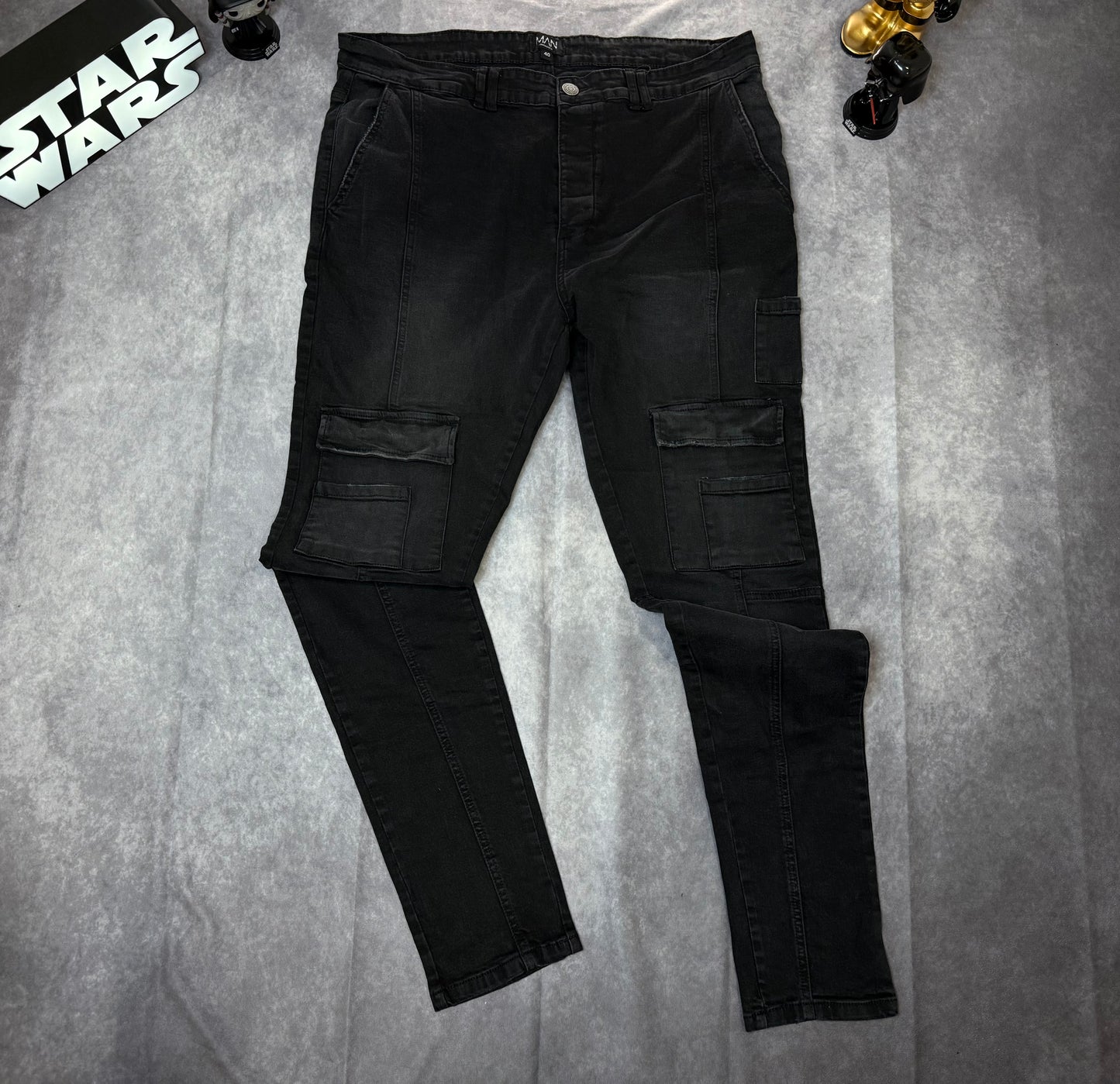 Tall Heavyweight Skinny Fit Cargo Pants