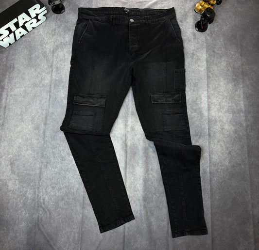 Tall Heavyweight Skinny Fit Cargo Pants