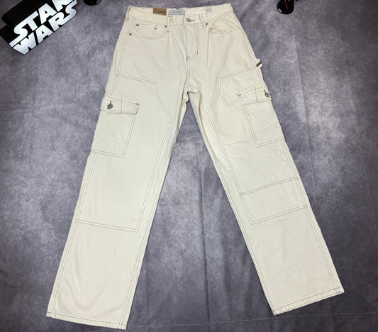 PACSUN MID RISE BAGGY FIT WIDE LEG