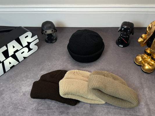 Men's Solid Color Beanie Hat
