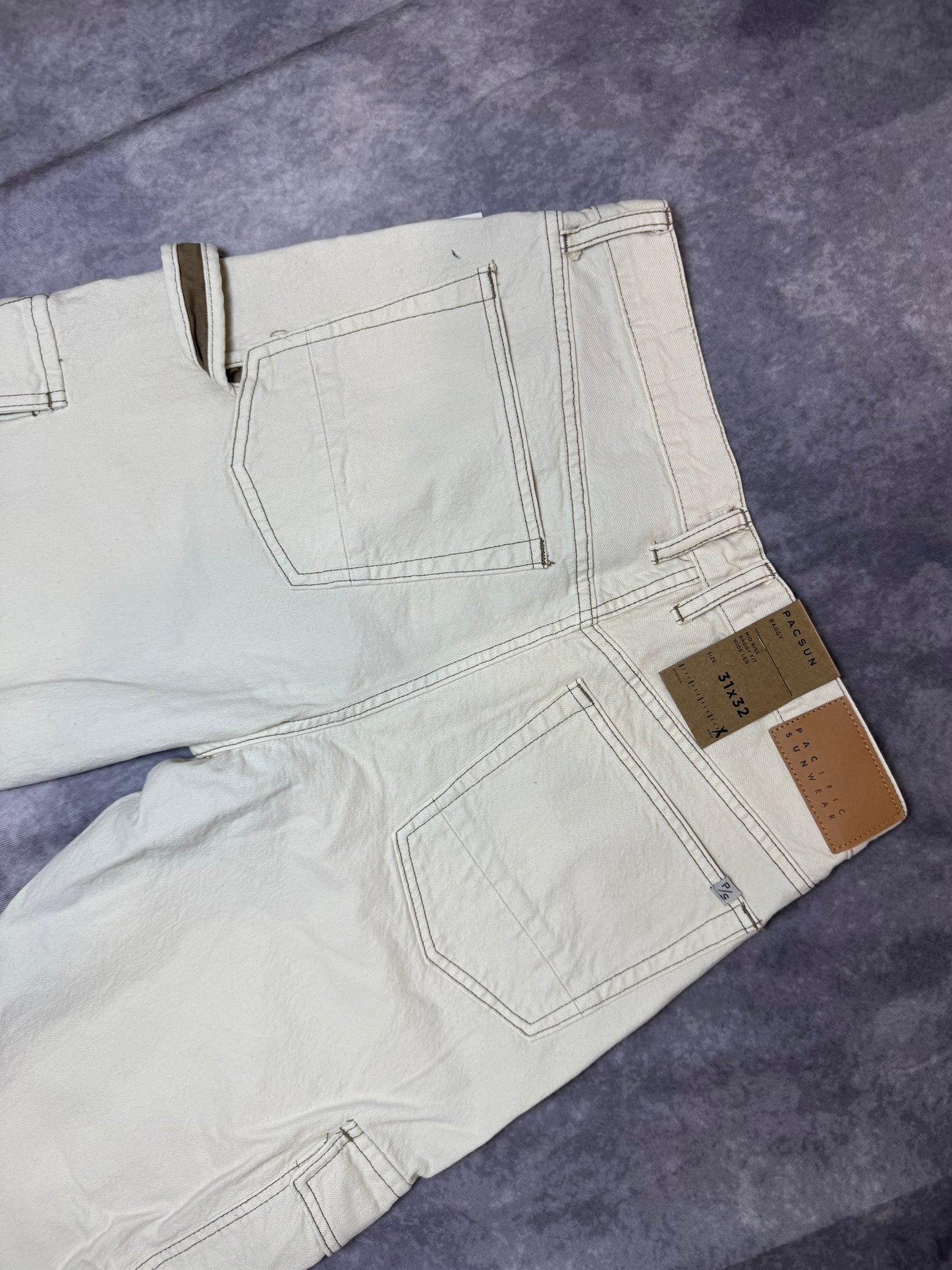PACSUN MID RISE BAGGY FIT WIDE LEG