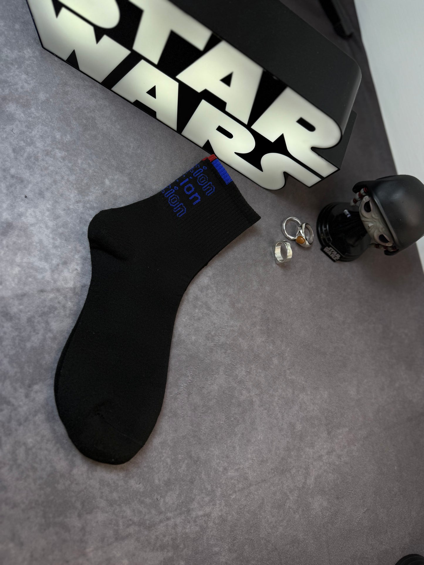 Dino &amp; Robot Print Skateboard Sport Mid-calf Socks