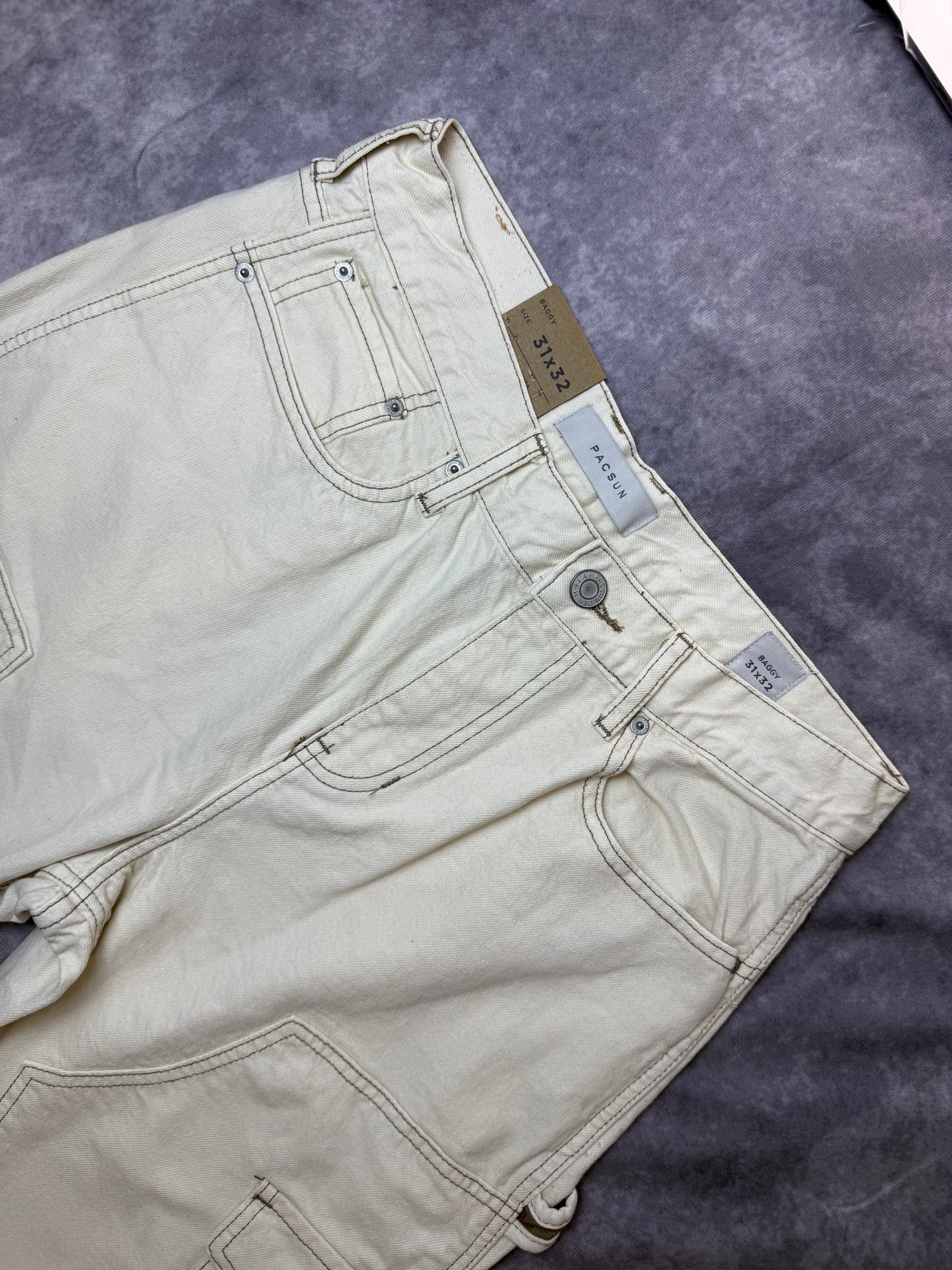 PACSUN MID RISE BAGGY FIT WIDE LEG