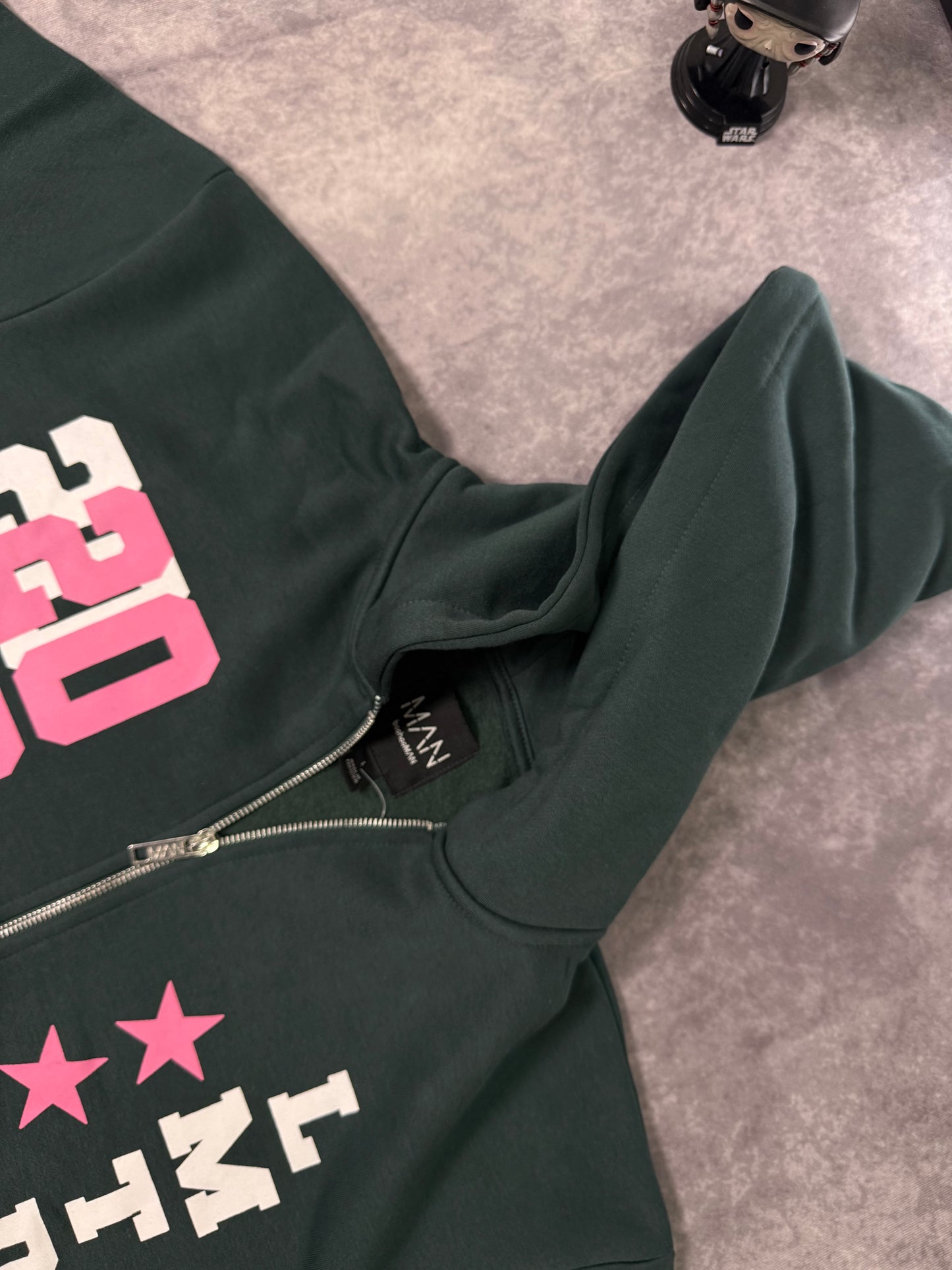 Tall Oversized Boxy Zip Up Limited Hoodie