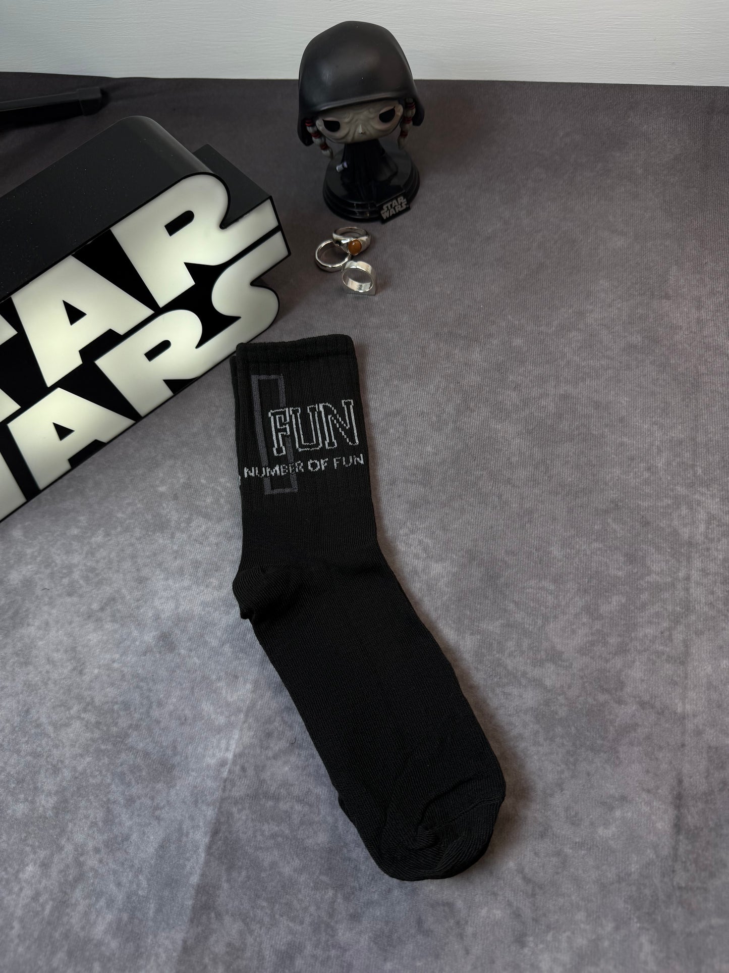 Men's Mid-calf Black Socks