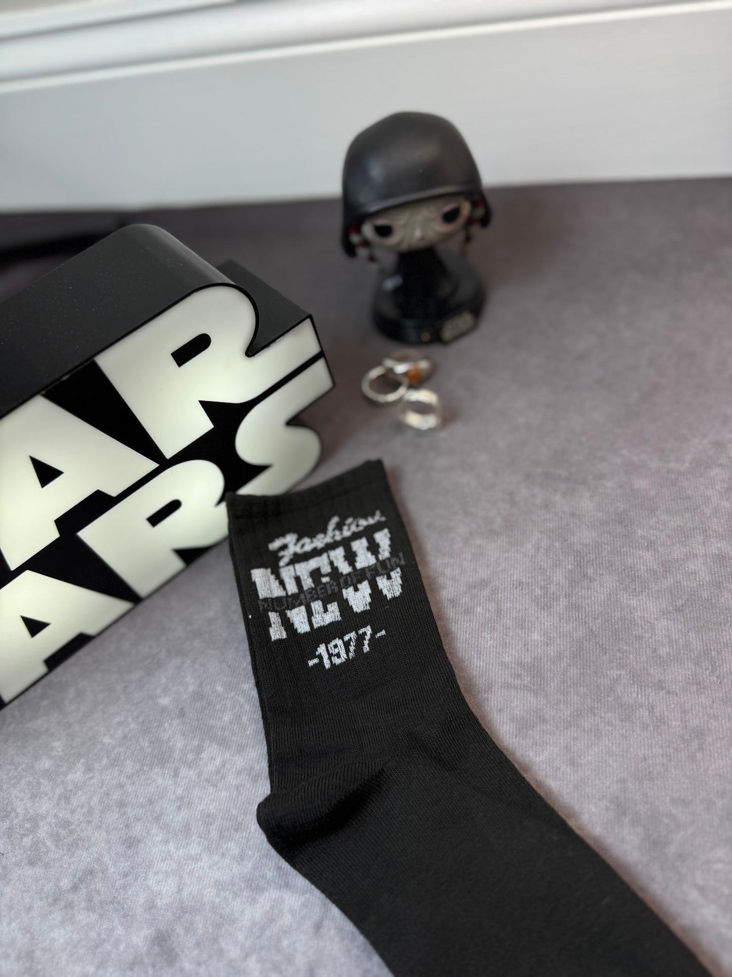 Men's Mid-calf Black Socks