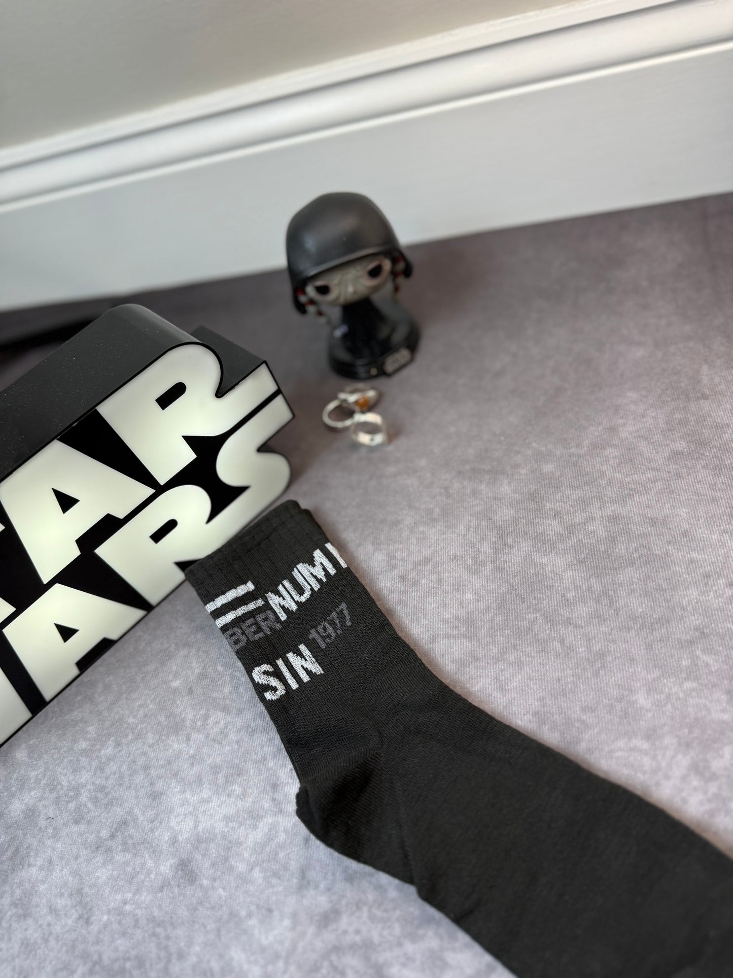 Men's Mid-calf Black Socks