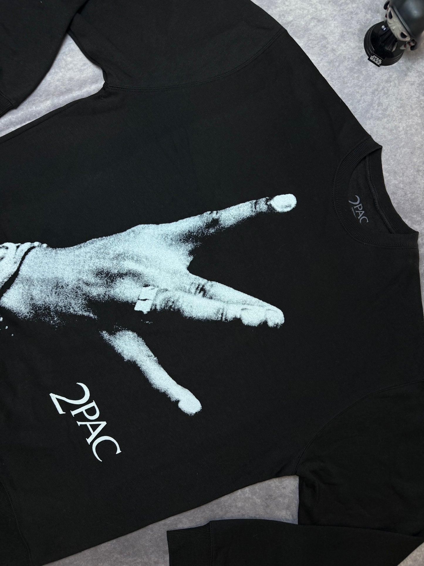 Tall Oversized Tupac License Print Sweatshirt